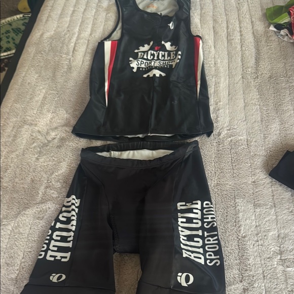 Pearl Izumi Black 2-piece Truathlon Suit Trisuit - Picture 1 of 5